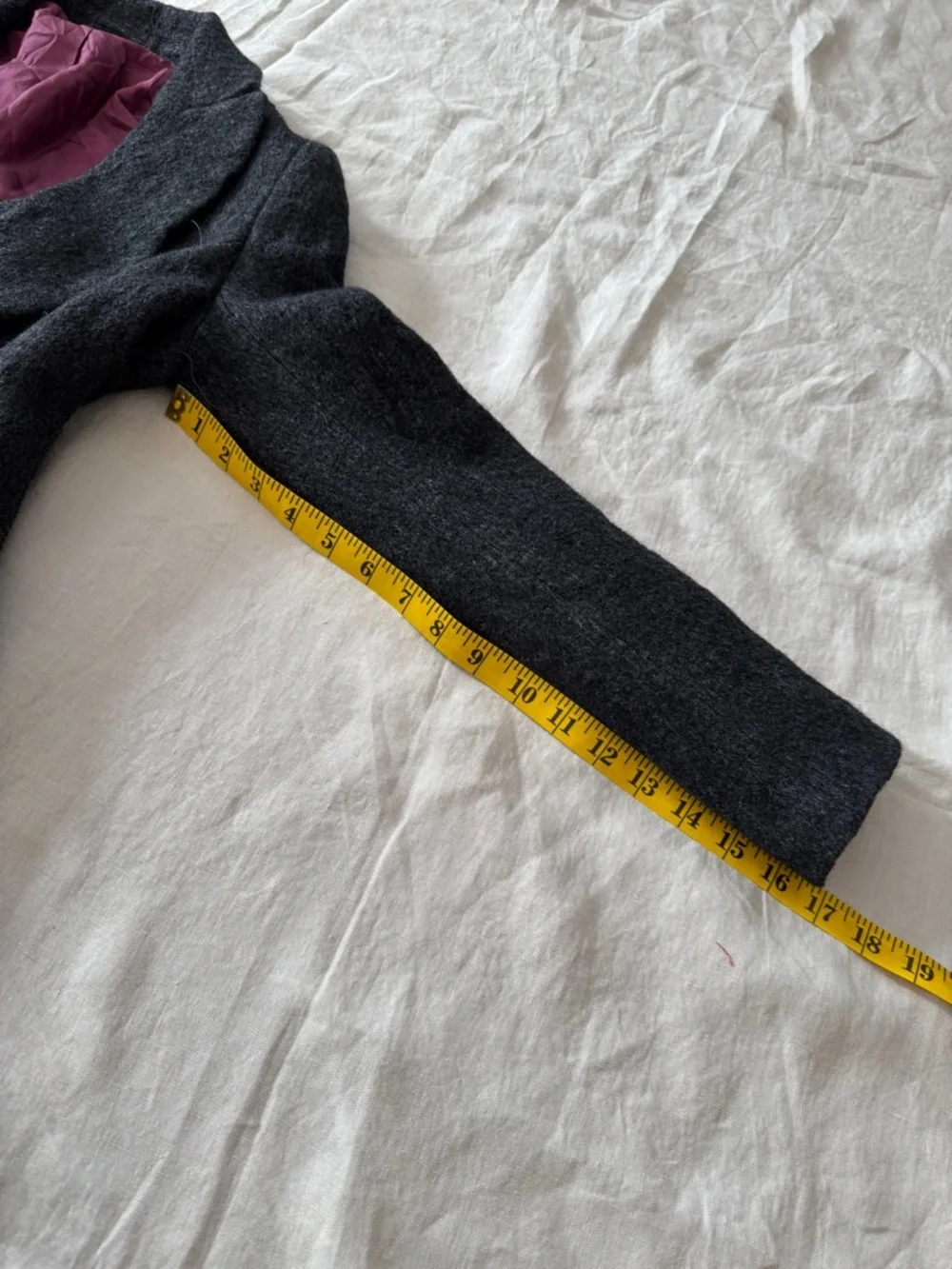 Vintage Edwardian style Charcoal grey Blazer w waistcoat vest xs academia - Picture 15 of 16